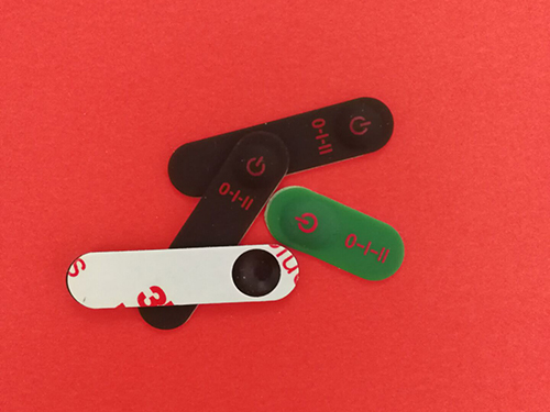 电动口罩硅胶开关贴